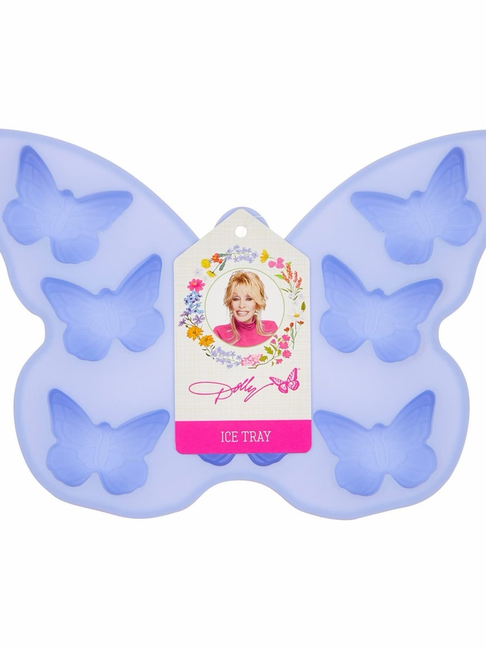 Dolly Parton Silicone Butterfly Ice Molds